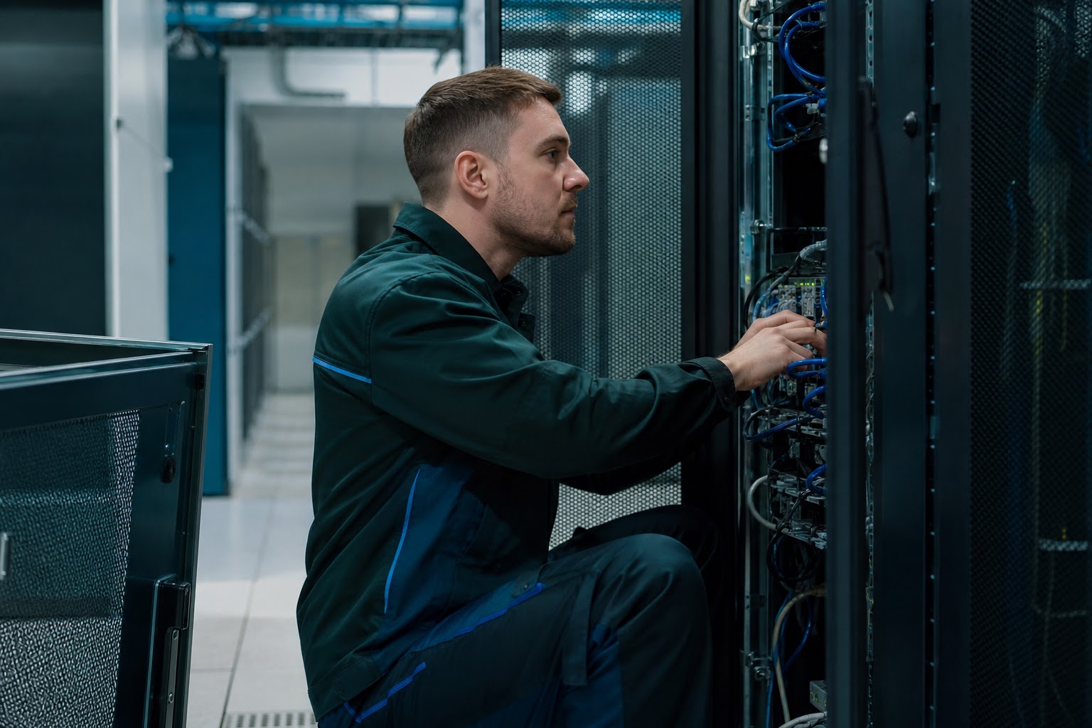 Vlastný server CDS – IT technik pri serveri
